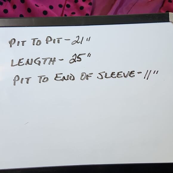 Elle Womens Plum Polka-Dot Blazer Size LG Pleated Ruched Girlhood Fairycore - Picture 12 of 12